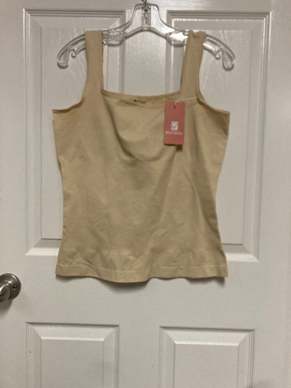 BUYZZOU New With Tags Square Neck Tank Top tan size 4XL Women's